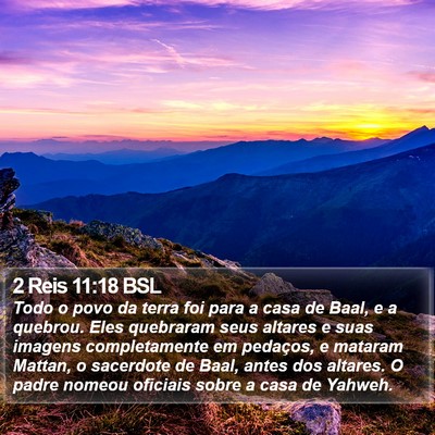 2 Reis 11:18 BSL Bible Verse Image