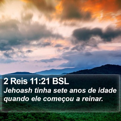 2 Reis 11:21 BSL Bible Verse Image