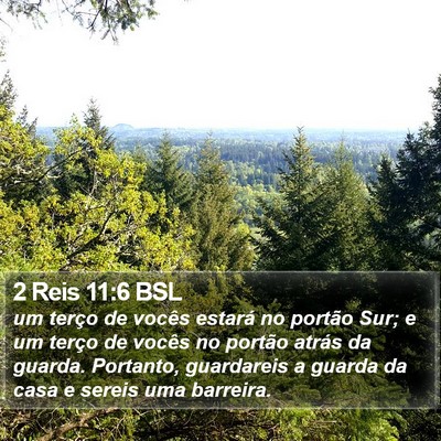 2 Reis 11:6 BSL Bible Verse Image