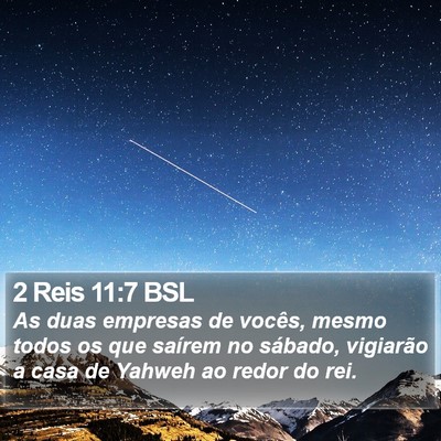 2 Reis 11:7 BSL Bible Verse Image