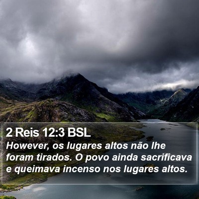 2 Reis 12:3 BSL Bible Verse Image