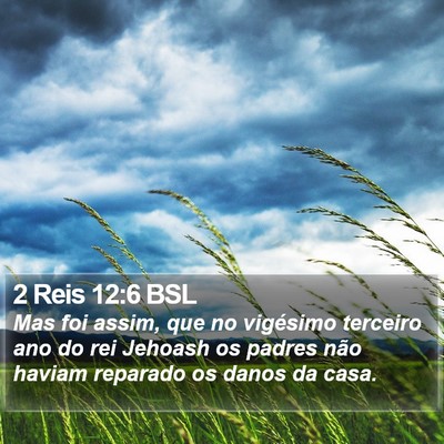 2 Reis 12:6 BSL Bible Verse Image