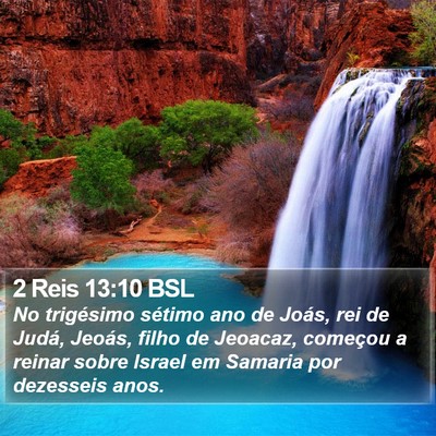 2 Reis 13:10 BSL Bible Verse Image