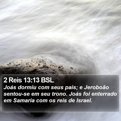 2 Reis 13:13 BSL Bible Verse Image