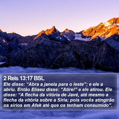 2 Reis 13:17 BSL Bible Verse Image