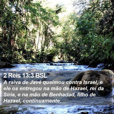 2 Reis 13:3 BSL Bible Verse Image