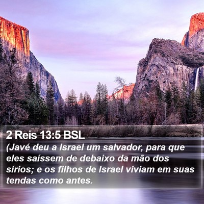 2 Reis 13:5 BSL Bible Verse Image