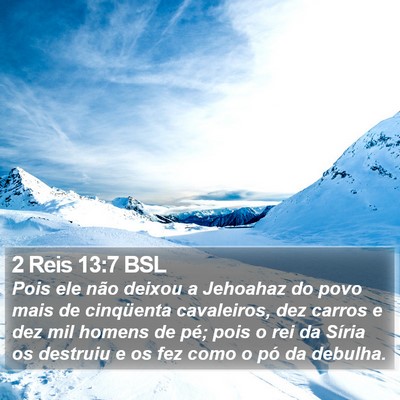 2 Reis 13:7 BSL Bible Verse Image