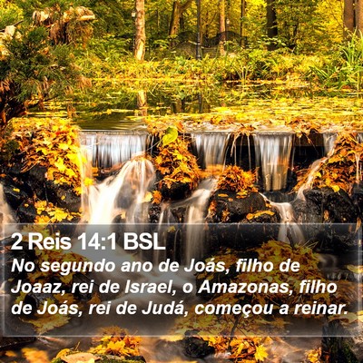 2 Reis 14:1 BSL Bible Verse Image