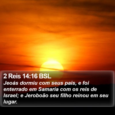2 Reis 14:16 BSL Bible Verse Image