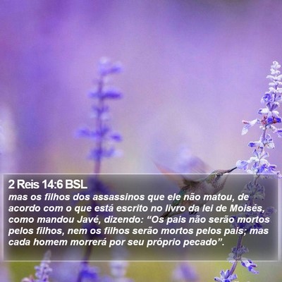 2 Reis 14:6 BSL Bible Verse Image