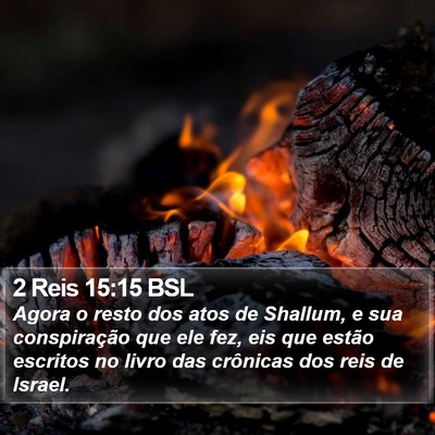 2 Reis 15:15 BSL Bible Verse Image