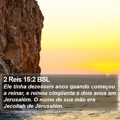 2 Reis 15:2 BSL Bible Verse Image