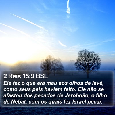 2 Reis 15:9 BSL Bible Verse Image