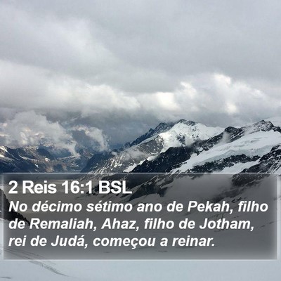 2 Reis 16:1 BSL Bible Verse Image