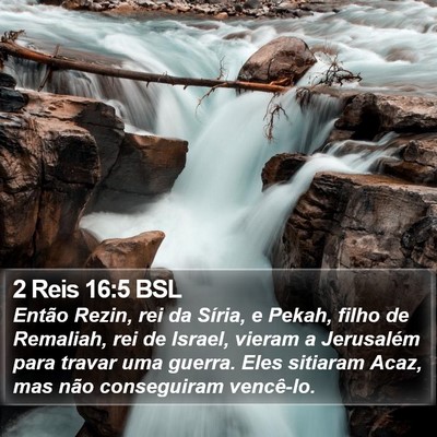 2 Reis 16:5 BSL Bible Verse Image