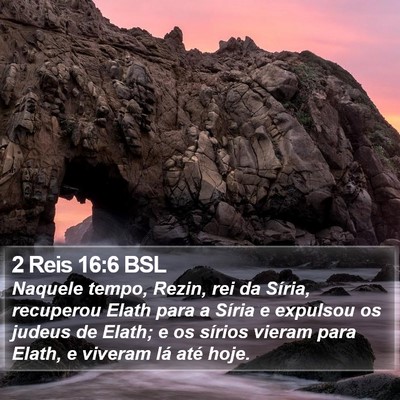 2 Reis 16:6 BSL Bible Verse Image