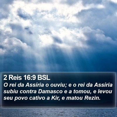 2 Reis 16:9 BSL Bible Verse Image