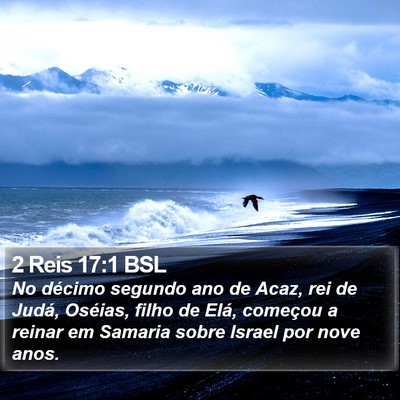 2 Reis 17:1 BSL Bible Verse Image