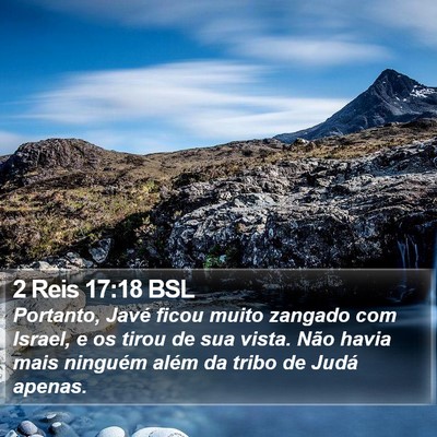 2 Reis 17:18 BSL Bible Verse Image