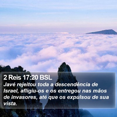 2 Reis 17:20 BSL Bible Verse Image