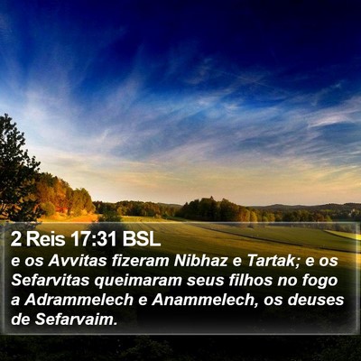 2 Reis 17:31 BSL Bible Verse Image