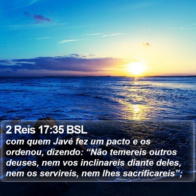 2 Reis 17:35 BSL Bible Verse Image