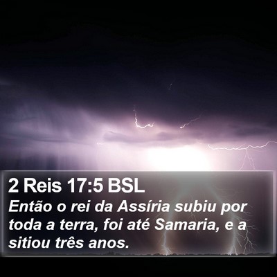 2 Reis 17:5 BSL Bible Verse Image