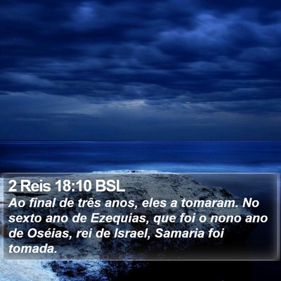 2 Reis 18:10 BSL Bible Verse Image