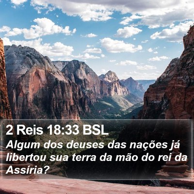 2 Reis 18:33 BSL Bible Verse Image