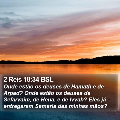 2 Reis 18:34 BSL Bible Verse Image