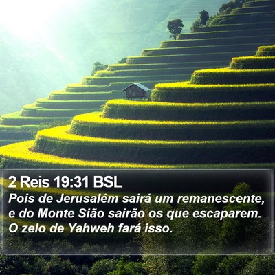 2 Reis 19:31 BSL Bible Verse Image