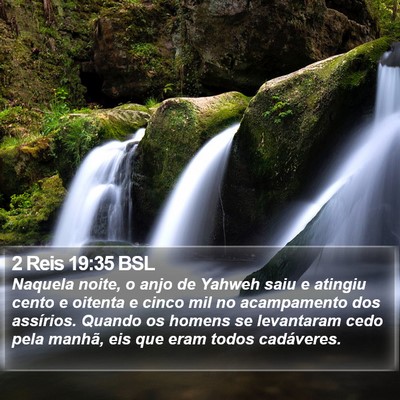 2 Reis 19:35 BSL Bible Verse Image