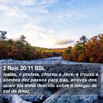 2 Reis 20:11 BSL Bible Verse Image