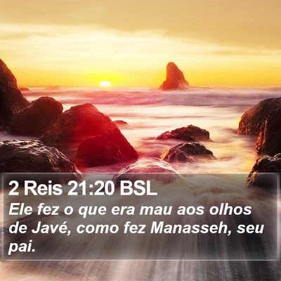 2 Reis 21:20 BSL Bible Verse Image