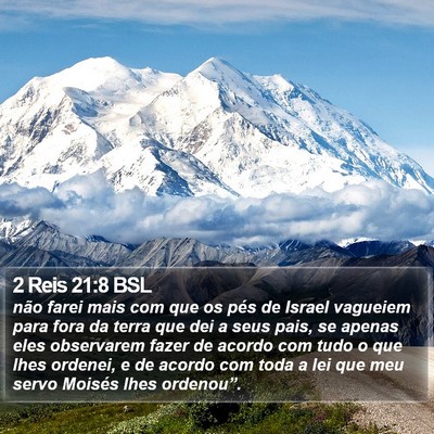 2 Reis 21:8 BSL Bible Verse Image