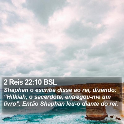 2 Reis 22:10 BSL Bible Verse Image
