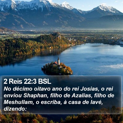 2 Reis 22:3 BSL Bible Verse Image