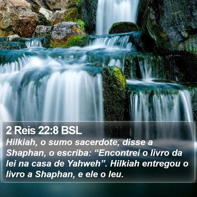 2 Reis 22:8 BSL Bible Verse Image