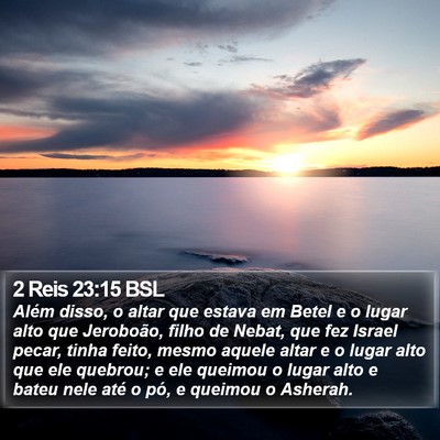 2 Reis 23:15 BSL Bible Verse Image