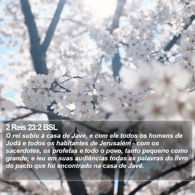 2 Reis 23:2 BSL Bible Verse Image