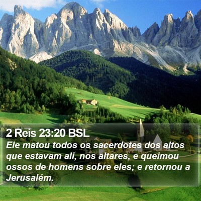 2 Reis 23:20 BSL Bible Verse Image