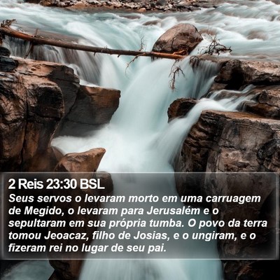 2 Reis 23:30 BSL Bible Verse Image