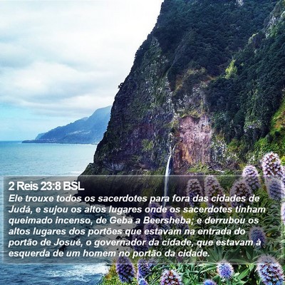 2 Reis 23:8 BSL Bible Verse Image