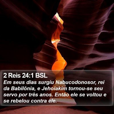 2 Reis 24:1 BSL Bible Verse Image