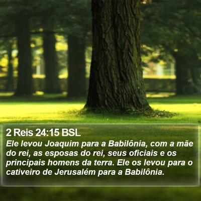 2 Reis 24:15 BSL Bible Verse Image