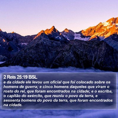 2 Reis 25:19 BSL Bible Verse Image