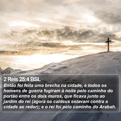 2 Reis 25:4 BSL Bible Verse Image