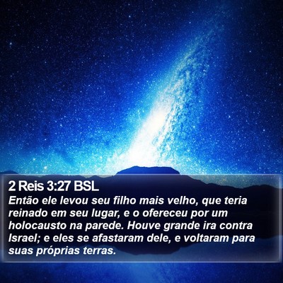 2 Reis 3:27 BSL Bible Verse Image