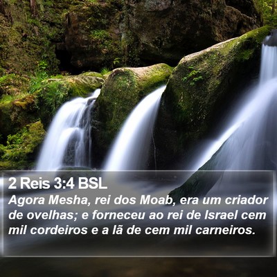 2 Reis 3:4 BSL Bible Verse Image